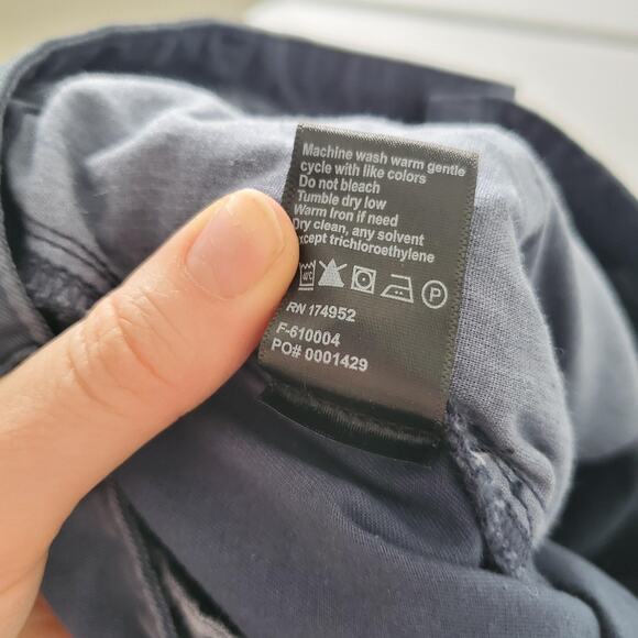 Flint and Tinder Shorts Mens 38 Navy Blue Chino Stretch Casual Flat Front Golf - Picture 8 of 9